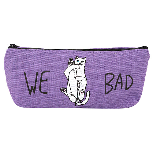 Пенал "Bad cat" (фиолетовый)