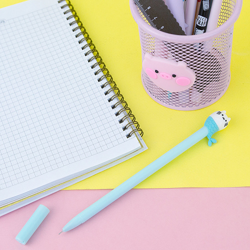 Ручка "Mermaid cat" (бирюзовая)