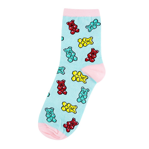 Носки "Мишки на мятном", разм.35-39