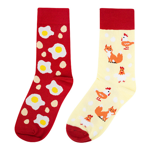 Носки "Лисоньки и курочки", разм.35-39