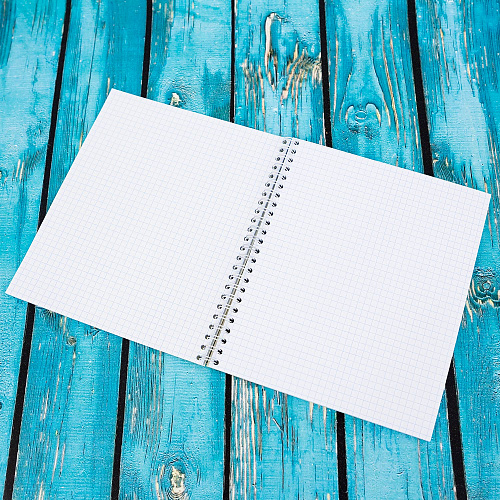 Тетрадь общая 48л на гребне, "Цветы" розовый круг