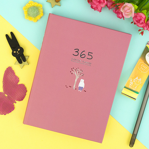 Ежедневник-планер "365 days" (розовый)