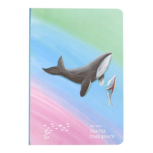 Блокнот "Whale" (розово-голубой)