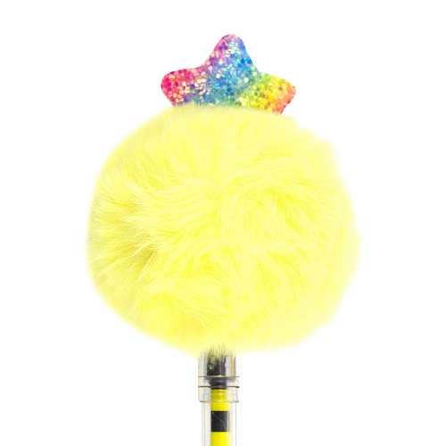 Ручка "Pom Pom" (желтая со звездой)