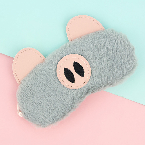 Маска для сна "Пушистый свин"