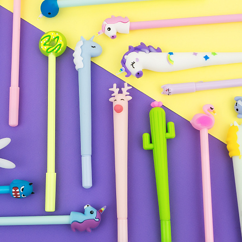 Ручка "Unicorn emoji" (розовая)