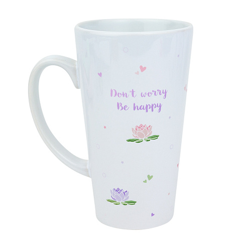 Кружка большая "Be Happy"