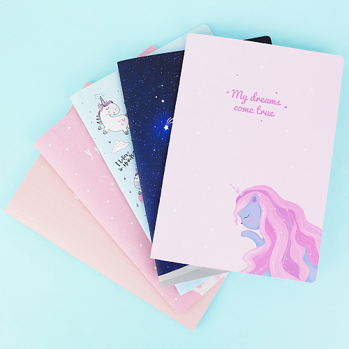 Тетрадь в розовую клетку  А4 "Лапки"