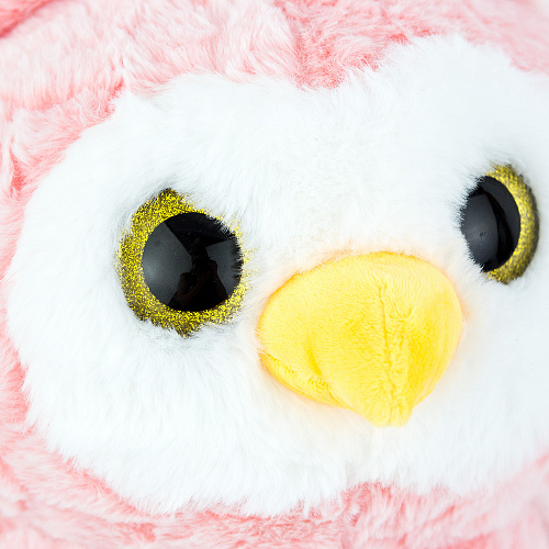 Игрушка-подушка "Сова" (розовая) 40см