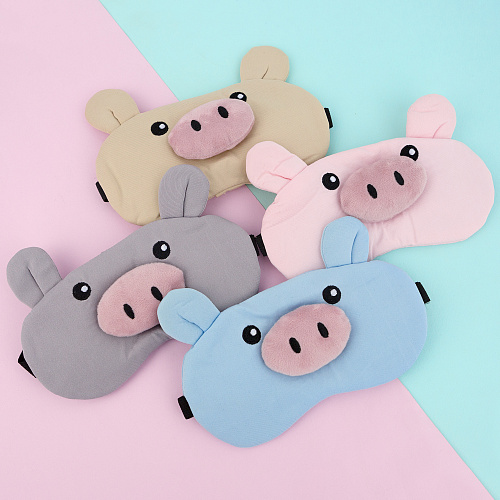 Маска для сна "Свинка" (розовая)