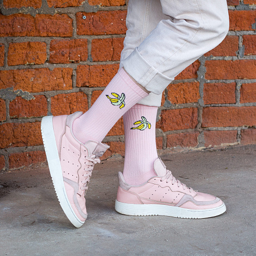 Носки "Банан", розовые, разм.35-39