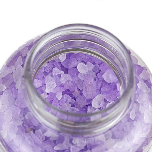 Соль д/ванны в банке с эфирным маслом Лаванда (Lavander) Fabrik Cosmetology