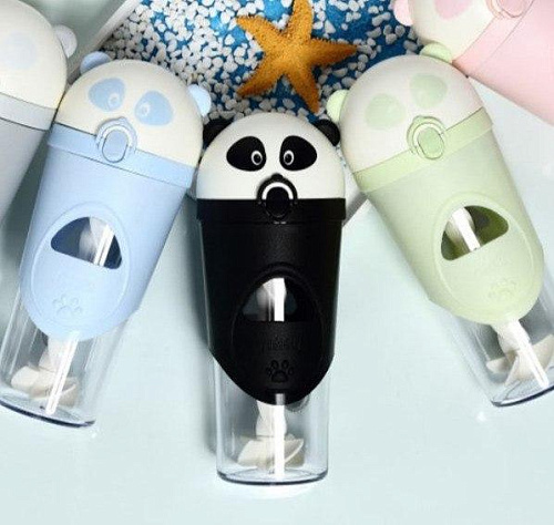 Шейкер для напитков "Панда" (черный)