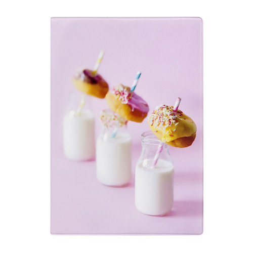 Обложка для паспорта "Milkshakes"