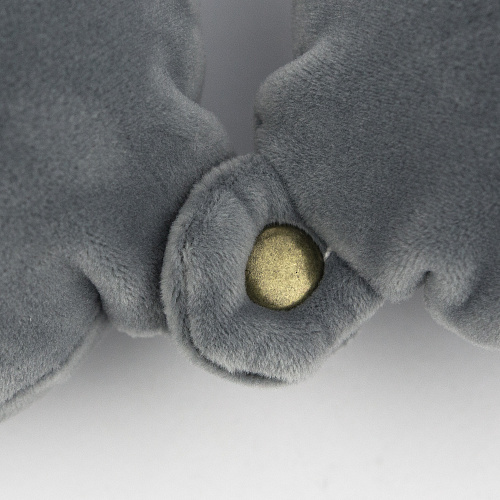 Подушка для путешествий "Однотонная", Memory Foam (серая)