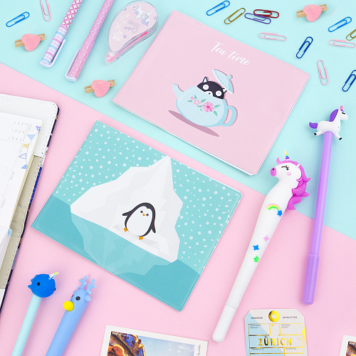 Обложка на зачетную книжку "Tea time"