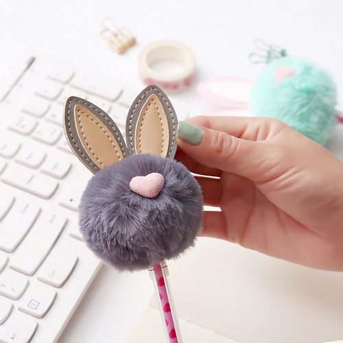 Ручка "Кролик" (серая)