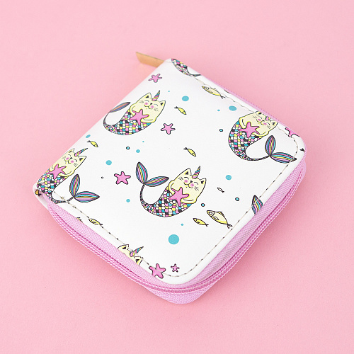 Кошелек на молнии "Kawaii mermaids"