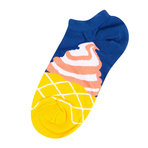 Носки короткие "Рожки мороженого"