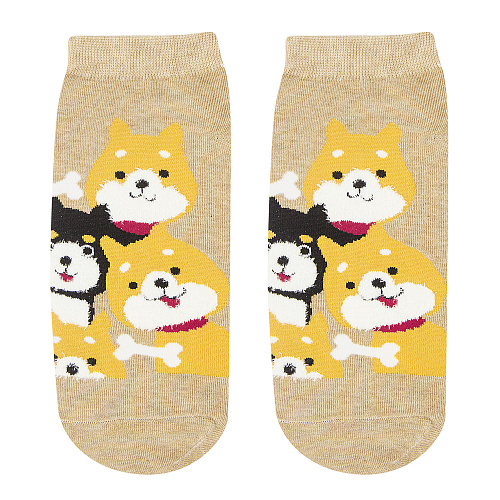 Носки "Шиба-ину" (бежевые)