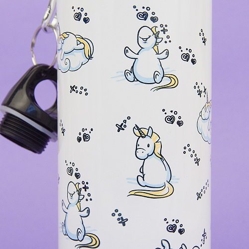 Бутылка для воды "Стать единорожкой"