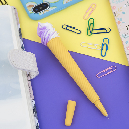 Ручка "Мороженое" (фиолетовая)