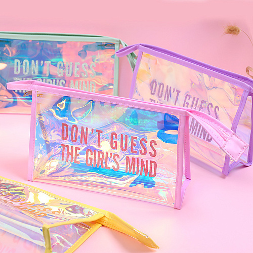 Косметичка "Don't guess" (фиолетовый)