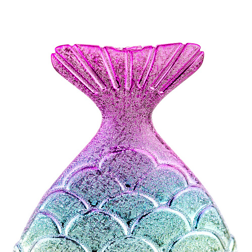 Кисть для макияжа "Rainbow fish", белый с розовым