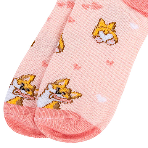 Носки детские "Корги", разм.20-22 (7-9 лет)