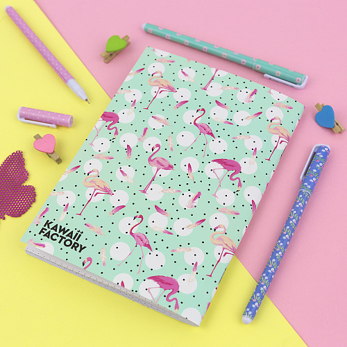Блокнот в точку "Let`s flamingle"