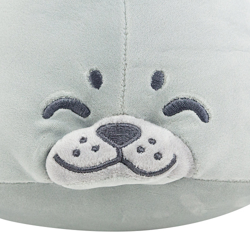 Игрушка-подушка "Тюленик" (серый) 40см