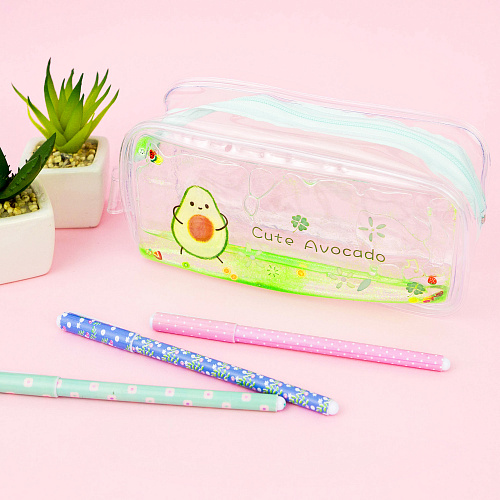Косметичка "Cute avocado" прозрачная