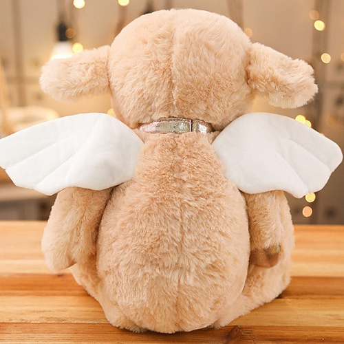 Игрушка-подушка "Овечка с крылышками" (бежевая) 40см