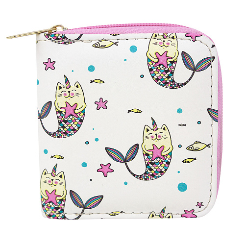 Кошелек на молнии "Kawaii mermaids"