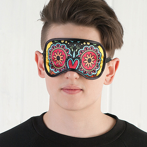 Маска для сна "Sugar skull"