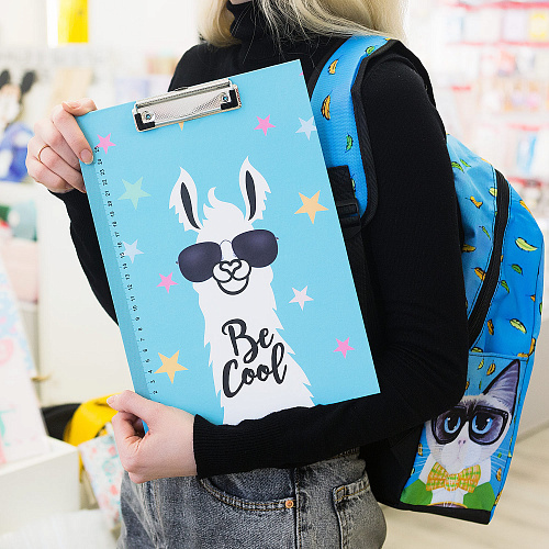 Папка-планшет "Llama" (голубой)