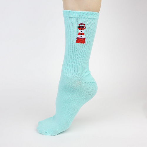 Носки "Путешествия" маяк, разм.40-45