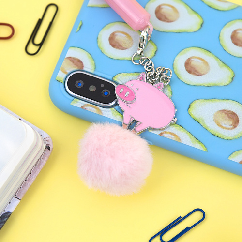 Ручка "Piggy & fur" (розовая)