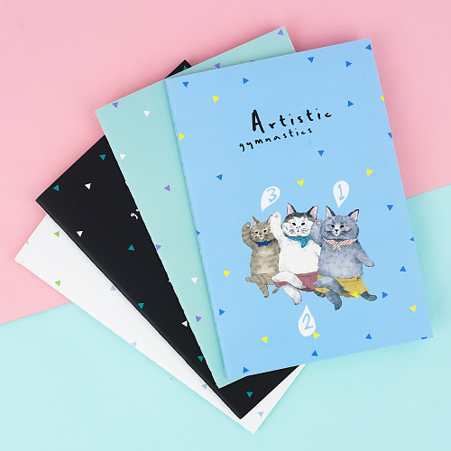 Тетрадь "Cat sports" (йога)