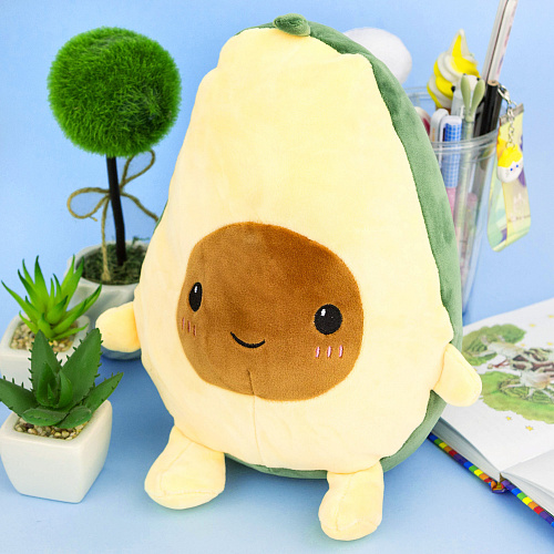 Игрушка-подушка "Авокадо гладкий" 30см