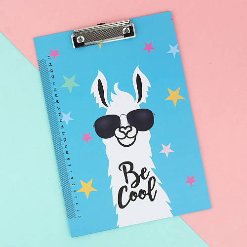 Папка-планшет "Llama" (голубой)