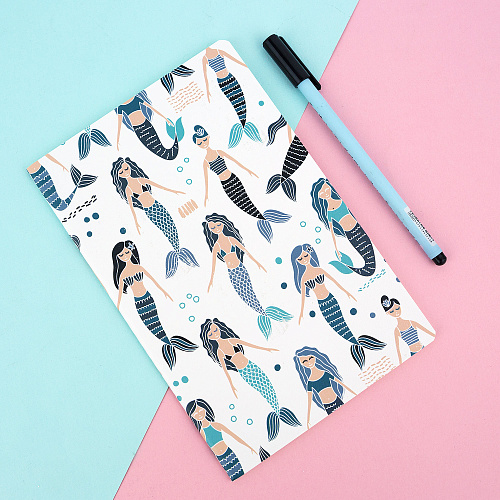 Тетрадь "Mermaids" (белая)