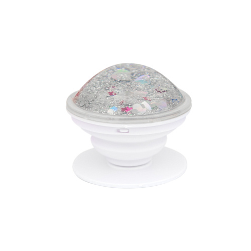 Держатель для телефона/попсокет "Glitter" (белый)