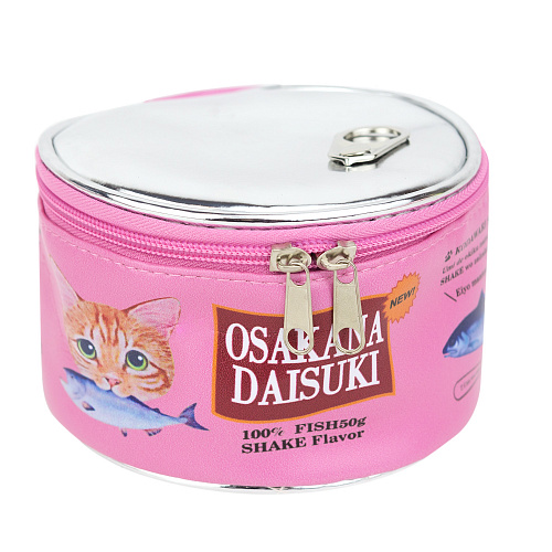 Косметичка "Любимые консервы", розовый