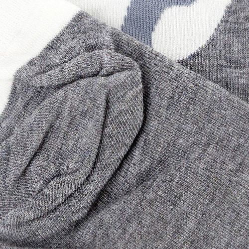 Носки короткие "Котик" (серые)