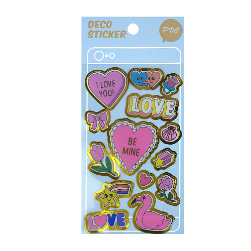 Наклейки "Colorful ver.1" (love)