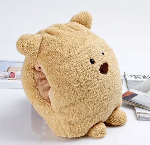 Игрушка-муфта для рук "Bear cub" (коричневая)