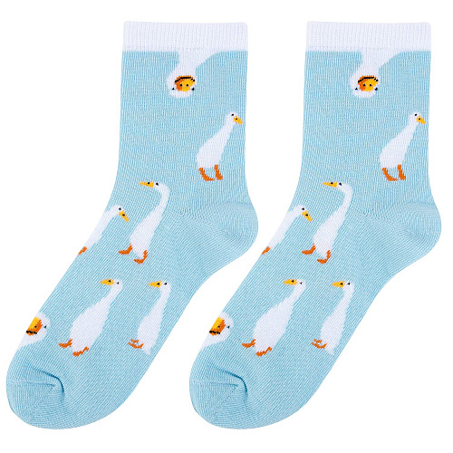 Носки детские "Гуси", разм.20-22 (7-9 лет)