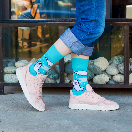 Носки "Тюлени", разм.35-39