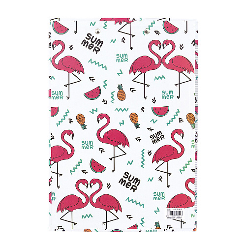 Папка-планшет "Фламинго" (белый)